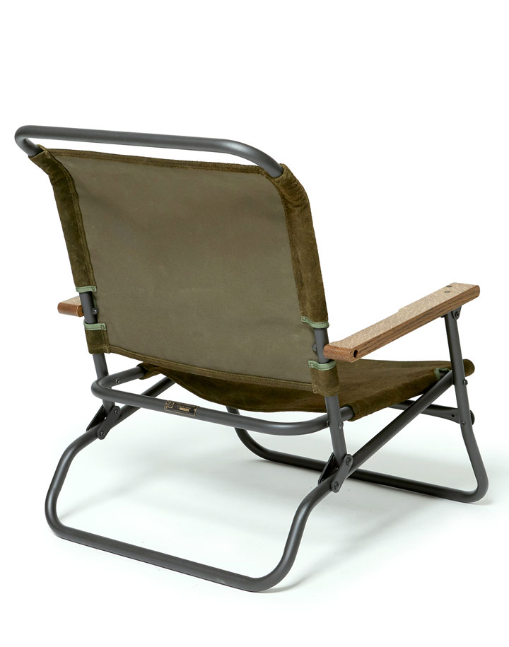 hobo×TRUCK Waterproof Leather Folding Low Chair | TRUCK FURNITURE